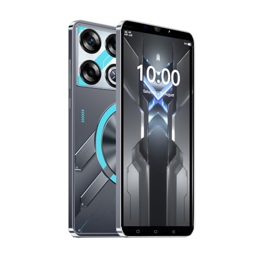 CatCalls Smartphone 4G, cámara dual SIM de 5,0 pulgadas, Android OS, 16 GB de ROM【Expandable hasta 128GB】, compatible con WiFi/Bluetooth/GPS/FM, Face Unlocked Mobile Phone (negro)