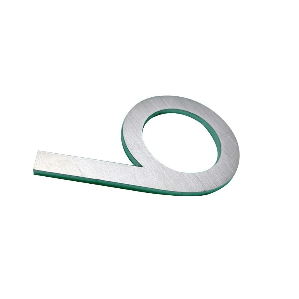Número 9 para puerta de acero inoxidable autoadhesivo de 60mm