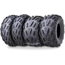 WANDA 21x7-10 & 20x10-9 Sport ATV Tire Set for Yamaha Raptor 350 660 700