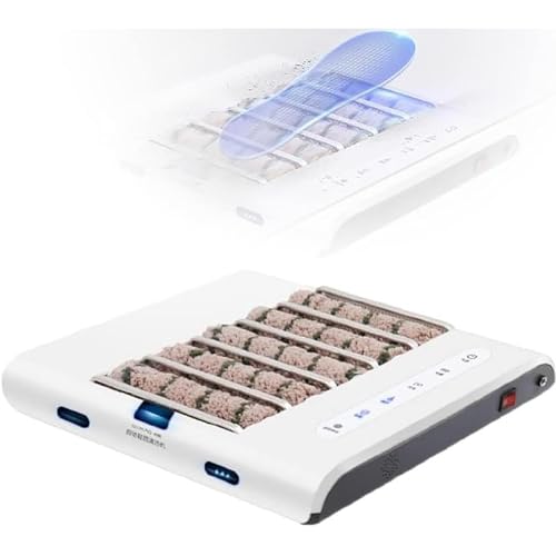 STMKB Machine De Nettoyage De Semelles, Machine De Cirage De Chaussures Intelligente, Chargement/branchement 2 Fonctions, Convient Aux Chaussures en Cuir/Talons Hauts/Pantoufles Et Autres Chaussures