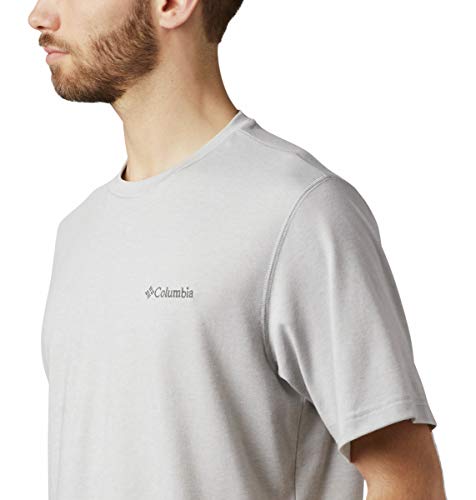 Columbia Men's Thistletown Park Crew Short Sleeve Tee, Xx-Large - Cool Grey Heather #TOP2