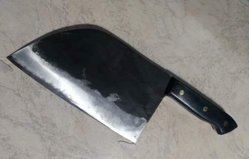 Hunters Serbian Chef Knife - Kitchen Knife Chef Knives Handmade Forged Full Tang High-Carbon Clad Steel Professional Butcher Knife Cleaver Meat Slicing Chopping Tool #TOP3
