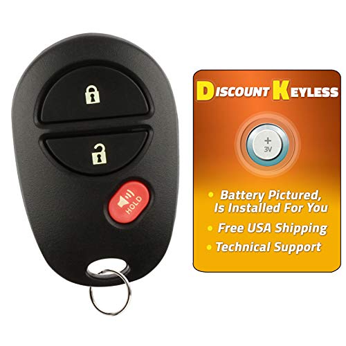 Discount Keyless Replacement Key Fob Car Remote For Toyota Tacoma Tundra Sequoia Highlander GQ43VT20T