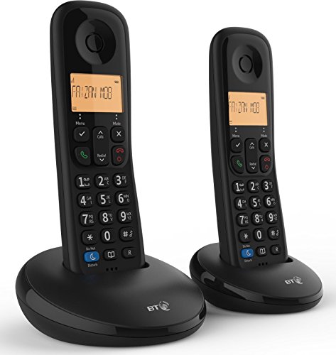 BT Everyday Cordless Home Phone with Basic Call Blocking Twin Handset Pack (Certified Refurbished)