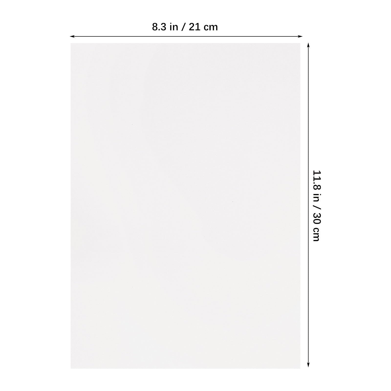 VILLCASE Blanko Druckerpapier Kompakt und Verschmierungsfrei Stoff Beige A4 100 Blatt und Vielseitiges Bedrucken für Kleines Büro