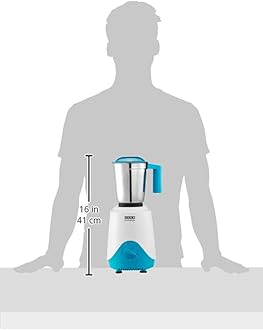 USHA RapidMix 500-Watt Copper Motor Mixer Grinder with 3 Jars and 5 Years Warranty(Sea Green/White)