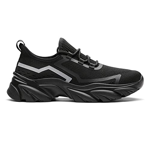 Dream Pairs Tennis Shoes Womens, Slip On Walking Shoes Women - Casual Arch Support Lace Up Sneakers - Excercise Travel Sport Jogging Gym Work Workout Shoe, Black, Size 9.5 Sdws2216W #TOP2