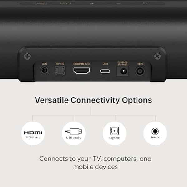 CREATIVE Stage Pro - Саундбар 2.1 с Dolby Audio, HDMI, Bluetooth 5.3, USB Audio, для телевизора, ПК и мобильного телефона