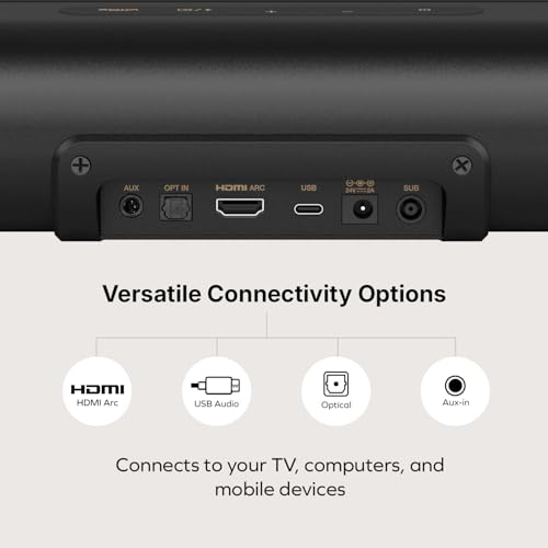 Stage Pro - Soundbar 2.1 con Dolby Audio, HDMI, Bluetooth 5.3, Audio USB – per TV, PC e dispositivi mobili - Casse per PC - Immagine 5