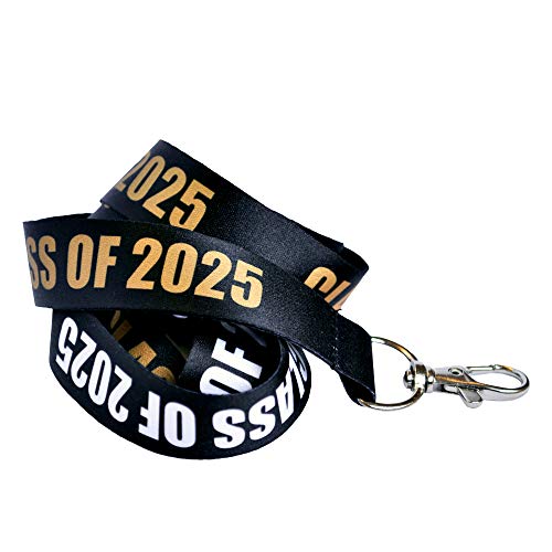 Image of PinMart Class of 2025-2030 School Graduation Lanyard ID Name Badge Keychain