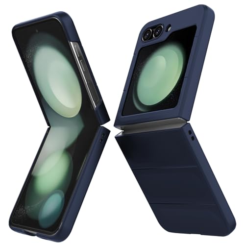 BonYonka Case for Samsung Galaxy Z Flip 5, Blue