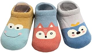 Baby Boy Girl Toddler 3-pack Thick Winter Terry Cotton Ankle Socks Non-slip 12-24 Months