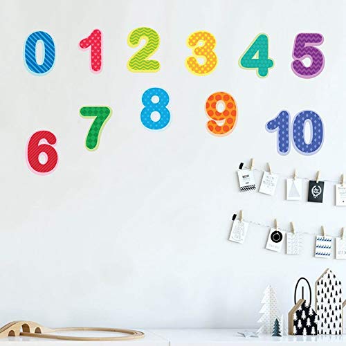 Orange Can Numbers Wall Decals For Kids Home Playroom Learning Decor, Large Numbers Wall Stickers For Kids Classroom Educational Decor #TOP1