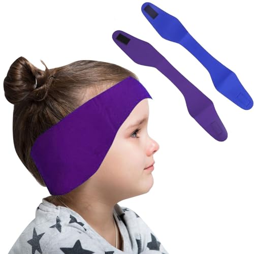 2 Stück Schwimmen Stirnband, Stirnband Kinder Ohrenband Wasserdichtes Schwimmband mit Hohe Elastizität Ohrenschutz Schwimmen für Kinder Surfen