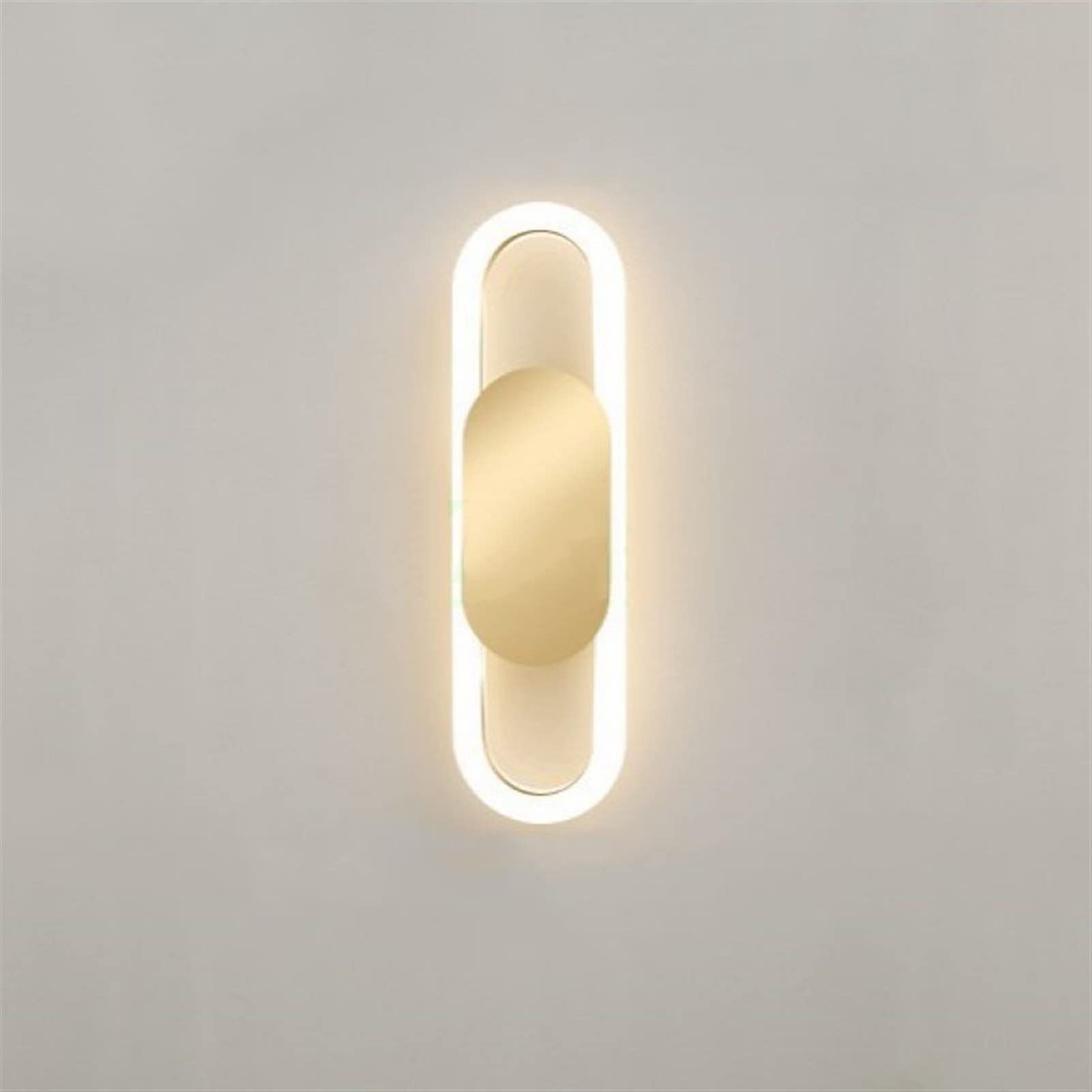 Lámpara de pared LED minimalista moderna con acrílico transparente para salón