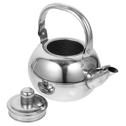 Zerodeko Stainless Steel Tea Kettle With Ergonomic Handle And Infuser Design For Stovetop Brewing For Various Teas And Beverages
