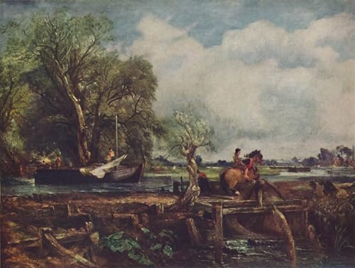 Pintura mural il cavallo che salta de John Constable poster de lienzo para salon 60x90cm