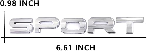 Miniatura 3 de Emblema deportivo insignia de metal 3D para guardabarros laterales de coche, calcomanía para maletero trasero para Dodge Hon da Ni ssan Kia R Ange R