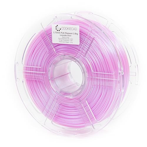 Image of Cookiecad PLA Filament 1.75mm 1kg Iridescent Glitter 3D Printer Filament - Lavender Elixir PLA