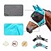 Multi-Size Breathable Horse Mask Prevent-Mosquito Hood Suitable for Small, Medium and Large Horses for Horse(Black L)