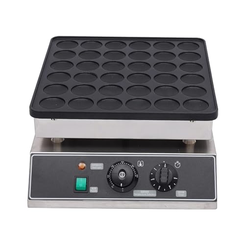 Image of LPLYAA Electric Pancake Maker 36 Holes Cake Pan and Waffle Iron Waffle Maker Machine for Making Breakfast Lunch & Snacks with Easy Clean, Non-Stick, 20240418