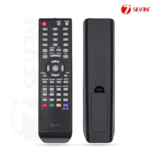 Image of 7SEVEN Compatible with VU Lloyd Hisense Impex Micromax Smart TV Remote Control Model EN-83801 Suitable for LED LCD HD Ready Television - Match Keys Exactly with Existing Remote Controller