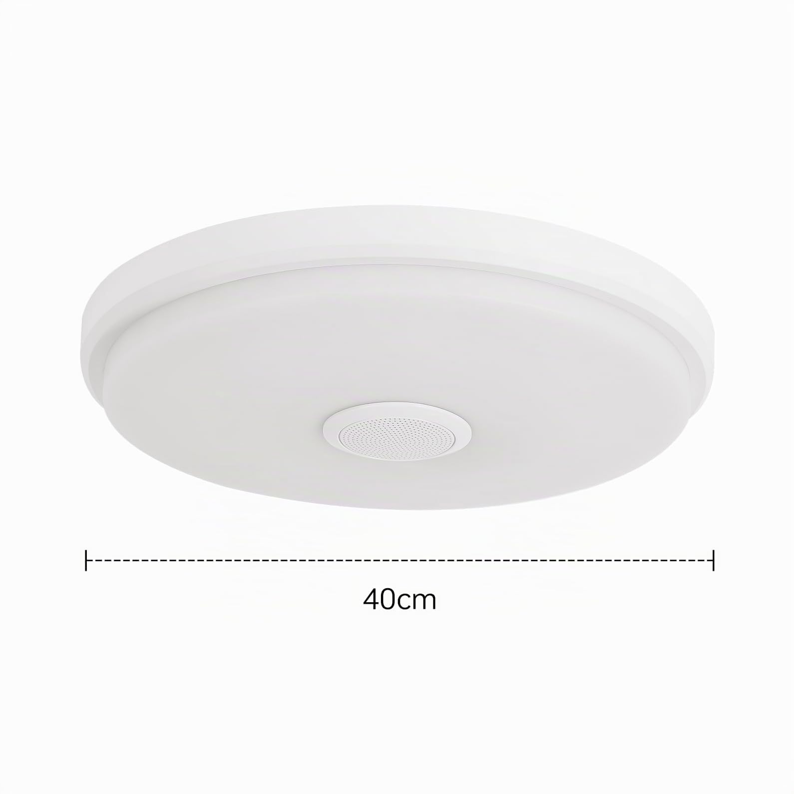 JDONG LED Deckenleuchte Dimmbar 36W mit Bluetooth Lautsprecher Rund led Deckenlampe mit Fernbedienung und APP RGB Farbwechsel 3000-6500K Einstellbar für Schlafzimmer Wohnzimmer Ø40cm