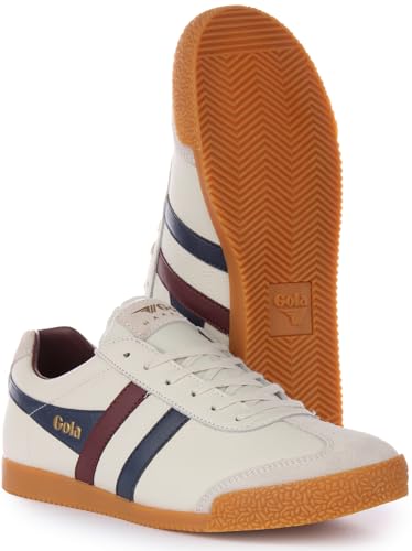 Image of Gola Equipe Suede - Sneakers for Men - Contrasting Wingflash - Heel Return - Durable Cupsole - Low Silhouette