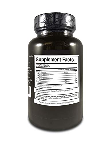 Nitric Oxide Supplement With L-Arginine - Natural N.o. Booster For Energy, Blood Flow, Endurance. #TOP7