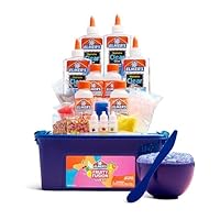Elmer's Fruity Fusion Slime Kit, Includes Elmer's Clear Glue, Magical Liquid Slime Activator, Clay Color Pigments, Scents, Mixing Bowl, Spoon, 20 Piece Kit