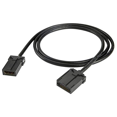 Cablecreation Hdmi Type E Male To Type A Female Extension Video Audio Cable Automotive Connection System Grade Connector For Hyundai H1 Car 3.3Ft Black #TOP12