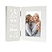 YEASL I Love You To The Moon and Back Picture Frames,White 4X6 Wood Tabletop Photo Frame, Love Gifts For Mother Grandma, Mothers Day Gifts for Mom from Son Kids