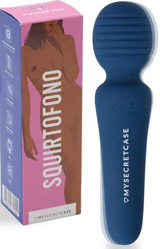 MySecretCase Vibratoreper Donna Piccolo 14,5cm Masturbatore per Donna Vibratore Clitoride Magic Wand 10 Modalità di Vibrazione Sexytoysys Coppia Stimolatore per Clitoride