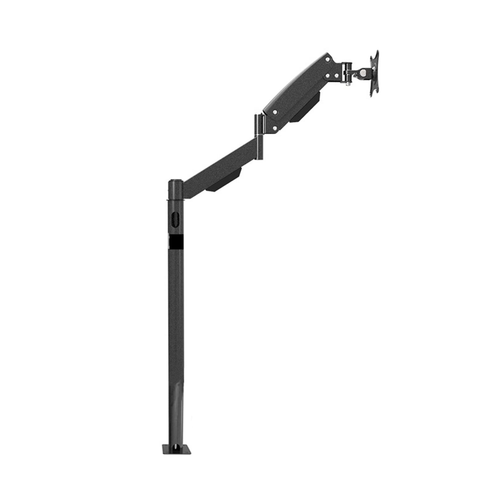 Support de moniteur d'ordinateur de sol réglable pour soulager le dos avec bras LD216B