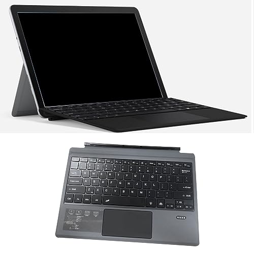 Teclado inalámbrico Bluetooth compacto recargable panel táctil tableta Pro 7 6 5 4 3