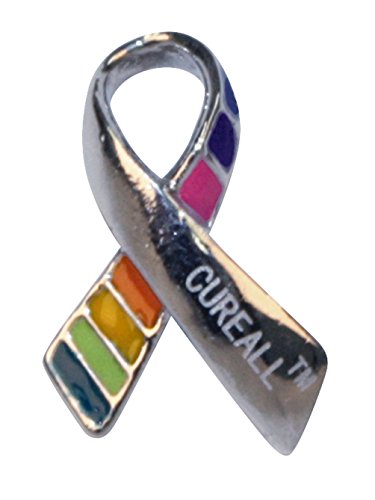CUREALL Cancer Awareness Multi-Color Lapel Pin