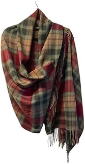 Lambswool Tartan Stole, Autumn Buchanan