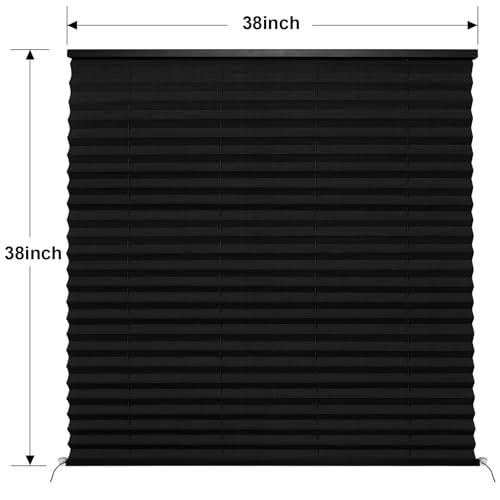 Image of RV Blinds for Camper Window, RV Shades Window Pleated Shades,Camper Blinds for Travel Trailer Motor Coach Motorhome-38 W x 38 inch L
