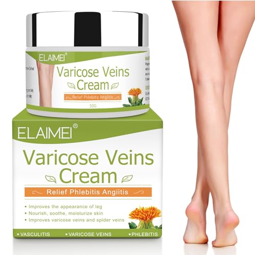 OTBK Varicose Vein Cream, Varicose Vein Relief Leg Cream, Relieves Phlebitis VeinsTreats Spider Veins in LegsImproves Leg Appearance