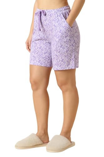 Image of Van Heusen Women's Lounge Allover Print Lounge Shorts - Modal Cotton - Functional Pocket, Superior Drape -Available in Pack of 1 & 2