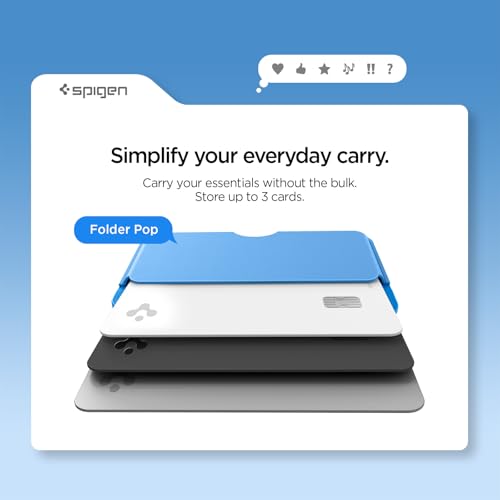 Image of CASEOLOGY by Spigen Folder Pop Magsafe Wallet [Non-Slip Silicon Patterned] Magnetic Card Holder for iPhone 17, 16, 15, 14, 13, 12, Series (PU Leather, Suede | SkyBlue)
