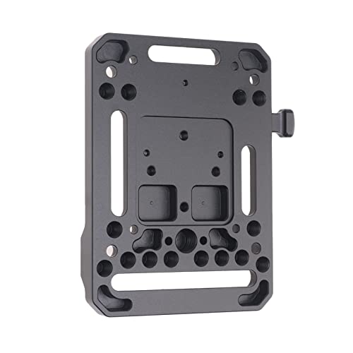 Hersmay V Mount Batteria Platte V-Lock Mount Akkuplatte Schnellwechselplatte