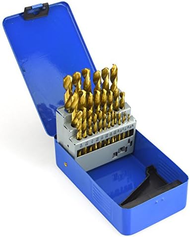 29 PC TITANIUM COATED METAL STEEL DRILL 