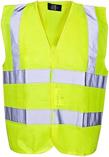 Scan SCAWWHVWC13 Hi-Vis Childrens Safety Waistcoat Yellow Age: 10-13 Chest: 90cm (35in)