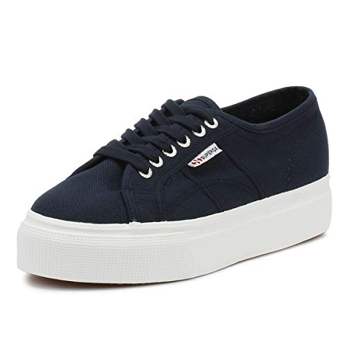 Superga 2790acotw Linea Up and Down chaussures de gymnastique femme en toile blanche