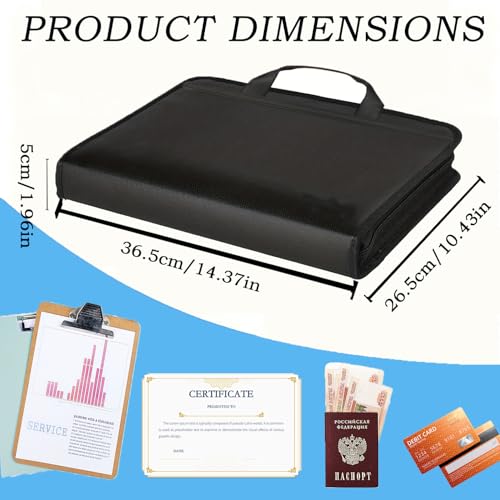 Classeur ignifuge de bureau pour ranger vos documents de famille - 4