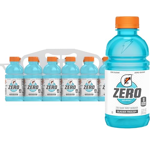 Gatorade Thirst Quencher Zero Sugar Sports Drink, several flavors, 12oz, 12 Bottles