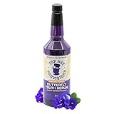 Top Hat Butterfly Truth Serum - Butterfly Pea Floral Extract - Blue Flower Tea Tincture - Blue Bitters - Unsweetened - Non-Alcoholic - Make Drinks Blue and Indigo Purple - 32oz Bottle