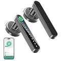 IRONZON Fingerprint Door Lock with Handle Smart Door Lock with Keypad for Home Hotel Office Apartment Bedroom
