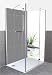 Produktbild Artland Duschrückwand Eck mit Motiv Fliesenersatz Alu Rückwand Dusche Duschwand Bad 90x200 cm Natur Wellness Zen Spa 3D Steine Gras Weiß T6CD